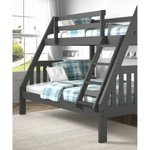 Twin/Full Mission Bunk Bed, Dark Grey or White - close up