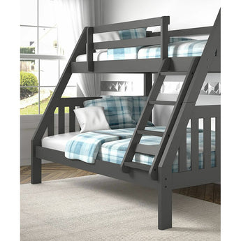 Twin/Full Mission Bunk Bed, Dark Grey or White - close up