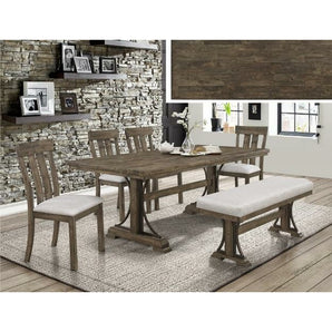 Quincy Rustic Dining 5pc Set