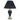 Porcelain Table Lamp - Black