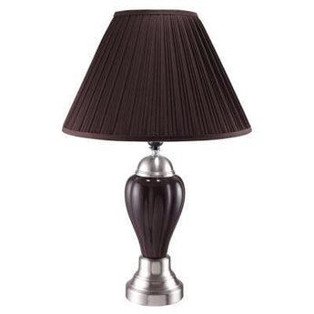 Porcelain Table Lamp - Espresso