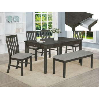 Nina Dining 6pc Set - Grey