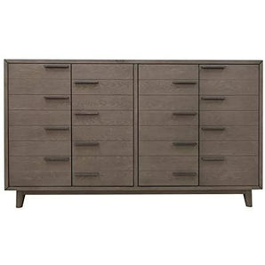 Crestview Offset Hardware Sideboard. Made from engineered wood. 