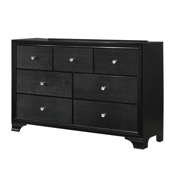 Micah Black 7-Drawer Dresser at Furnishings 4 Less Springdale Arkansas