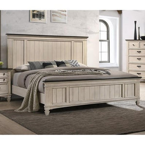 Sawyer Bed in Antique Taupe Finish