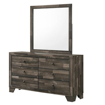 Atticus Rustic Brown Dresser and Mirror