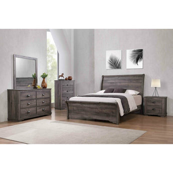 Coralee Gray Bedroom Set