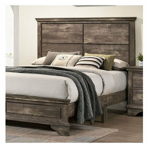 Rustic Gray Bed - Fortworth