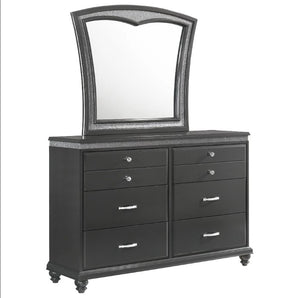 Frampton Dresser & Mirror in Dark Grey