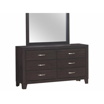 Hopkins 6-Drawer Dresser in Brown