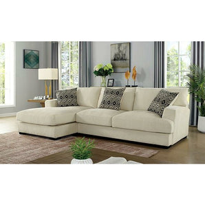 Kaylee L-Shaped Sectional Sofa. Beautifully upholstered in chenille fabric. Seats w/Memory Foam Top Layer. 