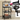 Kitchen Shelf on Casters in Black. It has three shelves and and a bottom drawer that helps hold all your needs in the kitchen. This kitchen cart has a mounted power strips.