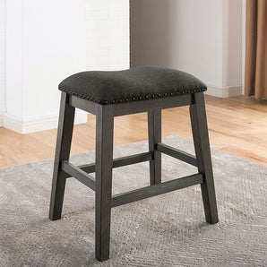 Lana Padded Seat Barstool in Gray