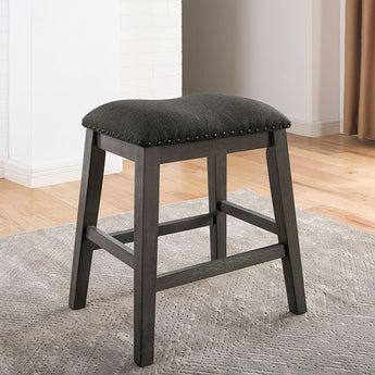 Lana Padded Seat Barstool in Gray