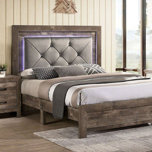 Larissa Rustic King Bed in Natural Tone