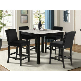 Lennon 5PC Counter Height Dining Set in Black