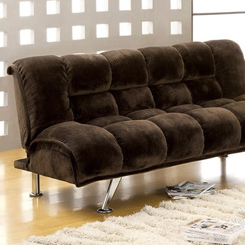 Dark Brown Futon Sofa - Marbelle