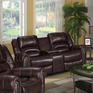 Maverick Brown Reclining Loveseat