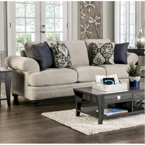 Beige/Charcoal Sofa - Miramar