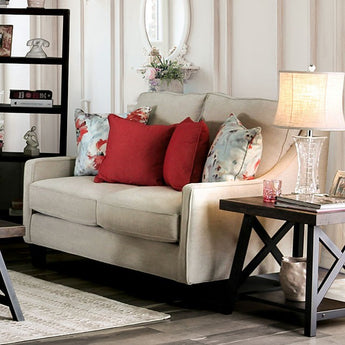 Nadene Loveseat in Ivory