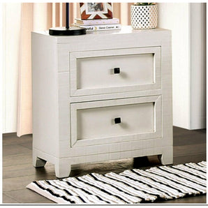Rustic Ivory 2-Drawer Nightstand - Oakridge