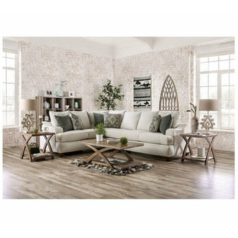 Upholstered Beige Sectional - Paddington