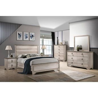 Patterson 5-Piece Bedroom Set Light Grey