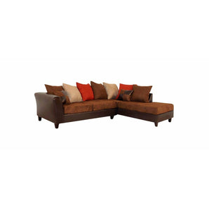 Multi Color Sectional. Sofa and Chaise