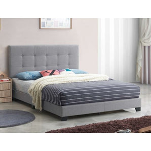 Rigby Platform Bed in Grey