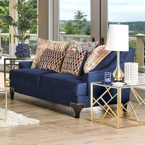 Sisseton Loveseat in Navy Blue