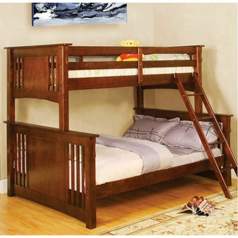 Mission Style Oak Twin/Full Bunk Bed - Spring Creek