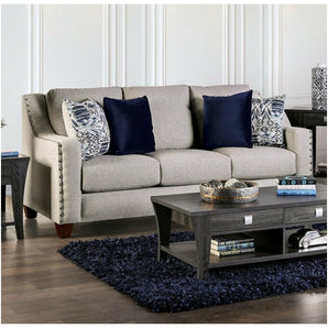 Light Gray/Navy Sofa - Stickney