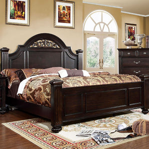 Syracuse Bed in Dark Walnut