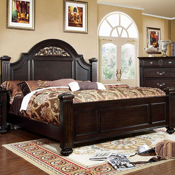 Syracuse Bed in Dark Walnut