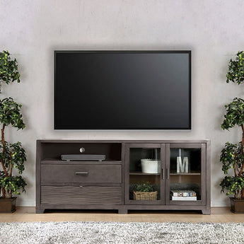 Gray Solid Wood TV Stand - Tienen