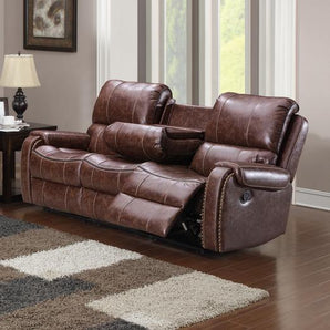 Tuscany Brown Reclining Sofa