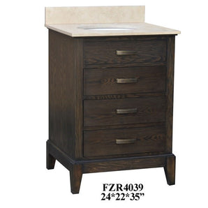 Kensington 3 Drawer 24" Vanity Sink