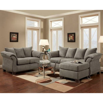 Sensations Grey Sofa - Mini Sectional