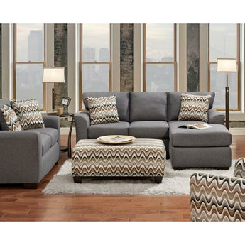 Cosmopolitan Grey Sectional
