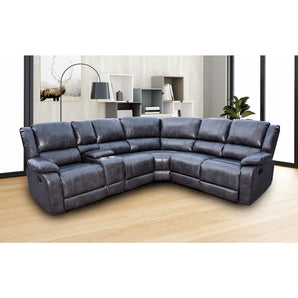 Waterside Reclining Sectional in Grey