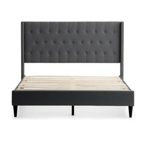 Weekender Dark Gray Wren Upholstered Bed